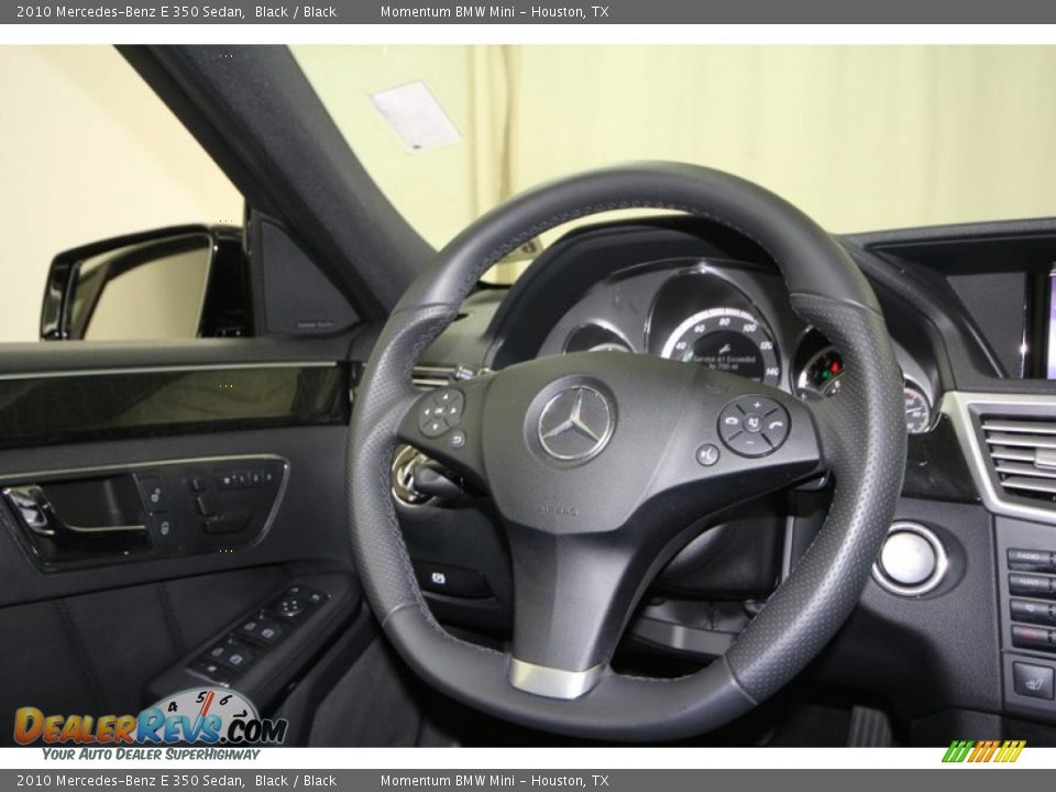 2010 Mercedes-Benz E 350 Sedan Black / Black Photo #32