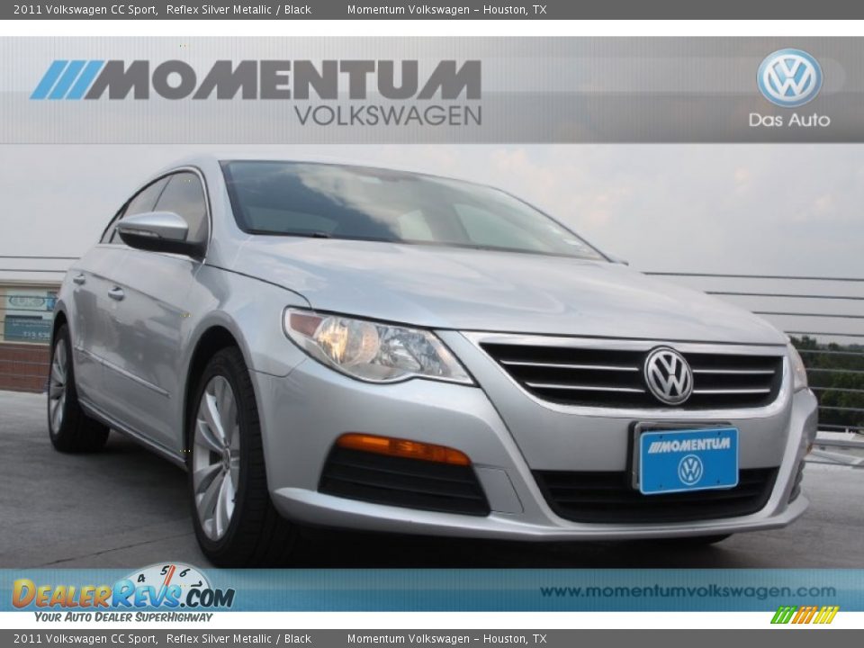 2011 Volkswagen CC Sport Reflex Silver Metallic / Black Photo #1