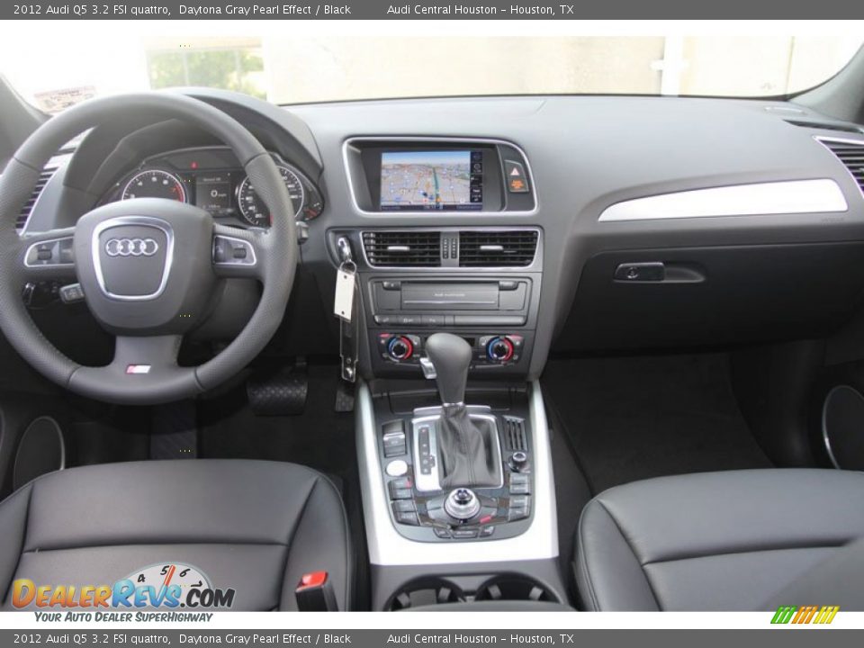 2012 Audi Q5 3.2 FSI quattro Daytona Gray Pearl Effect / Black Photo #16