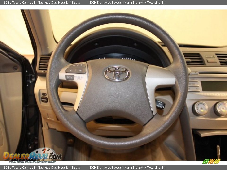 2011 Toyota Camry LE Magnetic Gray Metallic / Bisque Photo #14
