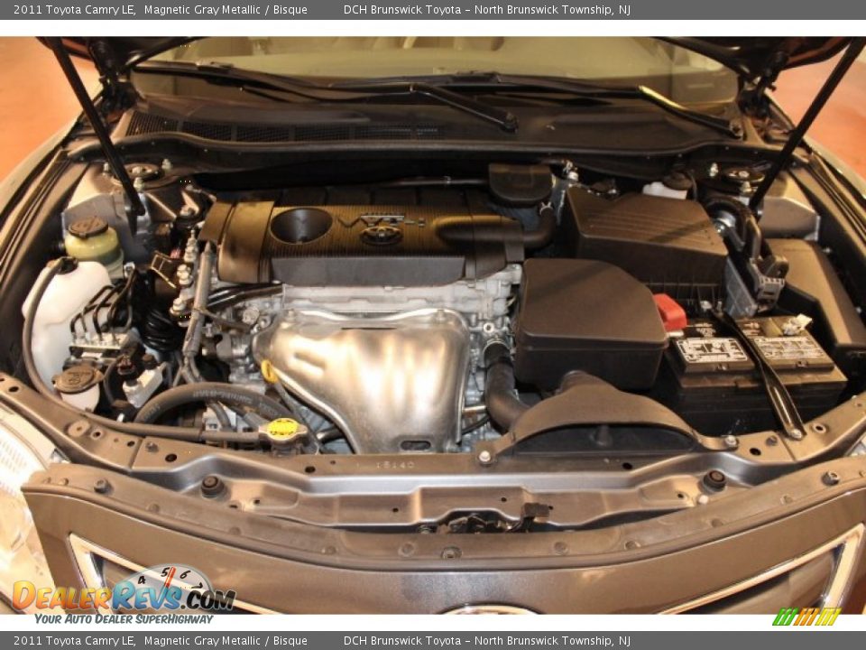 2011 Toyota Camry LE Magnetic Gray Metallic / Bisque Photo #22