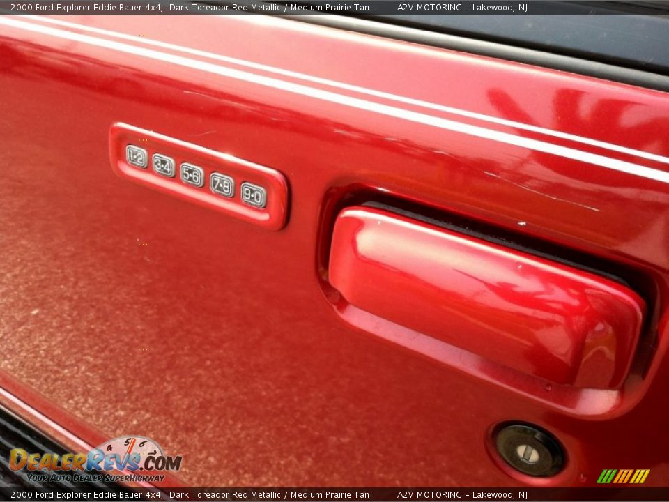 2000 Ford Explorer Eddie Bauer 4x4 Dark Toreador Red Metallic / Medium Prairie Tan Photo #15