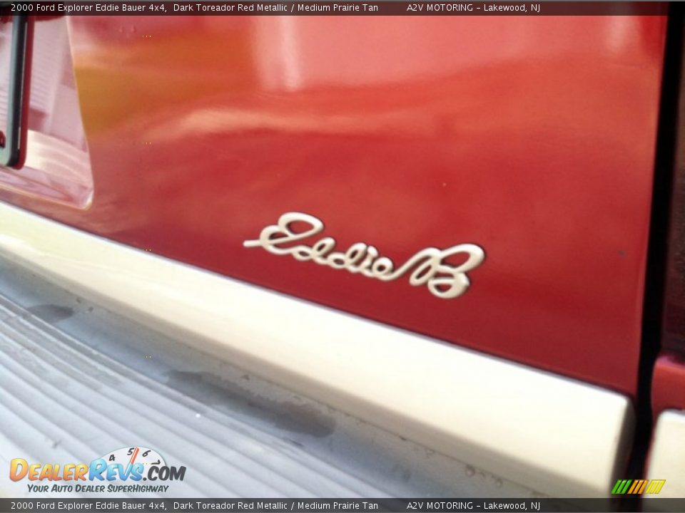 2000 Ford Explorer Eddie Bauer 4x4 Dark Toreador Red Metallic / Medium Prairie Tan Photo #16