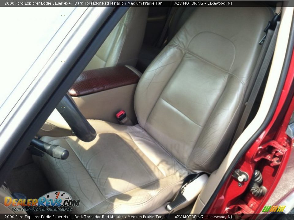 2000 Ford Explorer Eddie Bauer 4x4 Dark Toreador Red Metallic / Medium Prairie Tan Photo #18