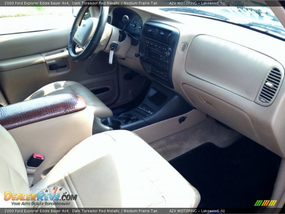 2000 Ford Explorer Eddie Bauer 4x4 Dark Toreador Red Metallic / Medium Prairie Tan Photo #20