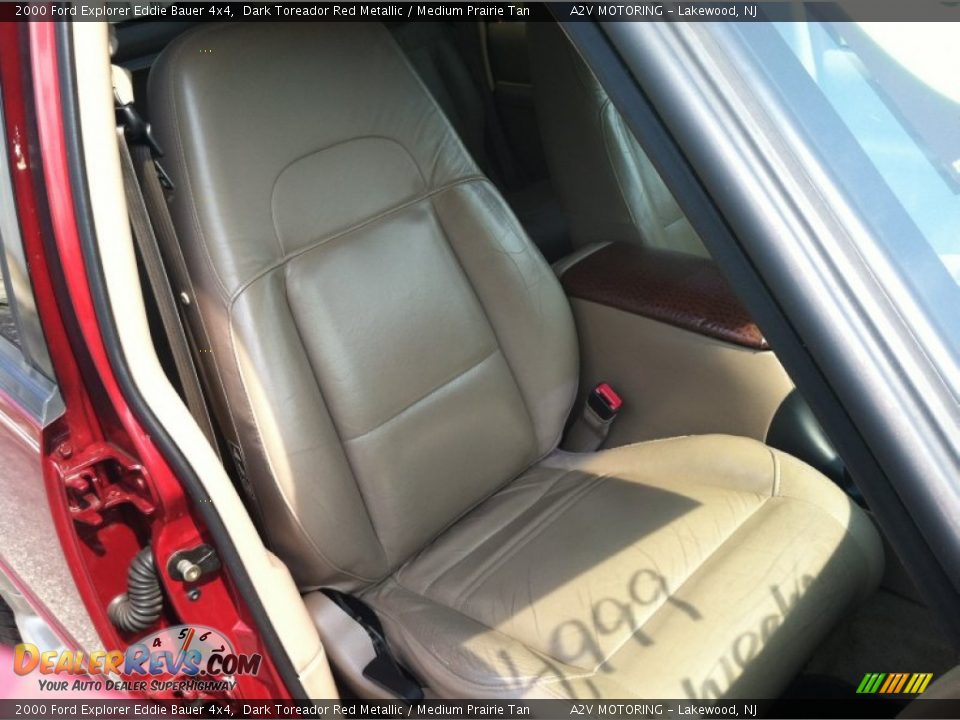 2000 Ford Explorer Eddie Bauer 4x4 Dark Toreador Red Metallic / Medium Prairie Tan Photo #21