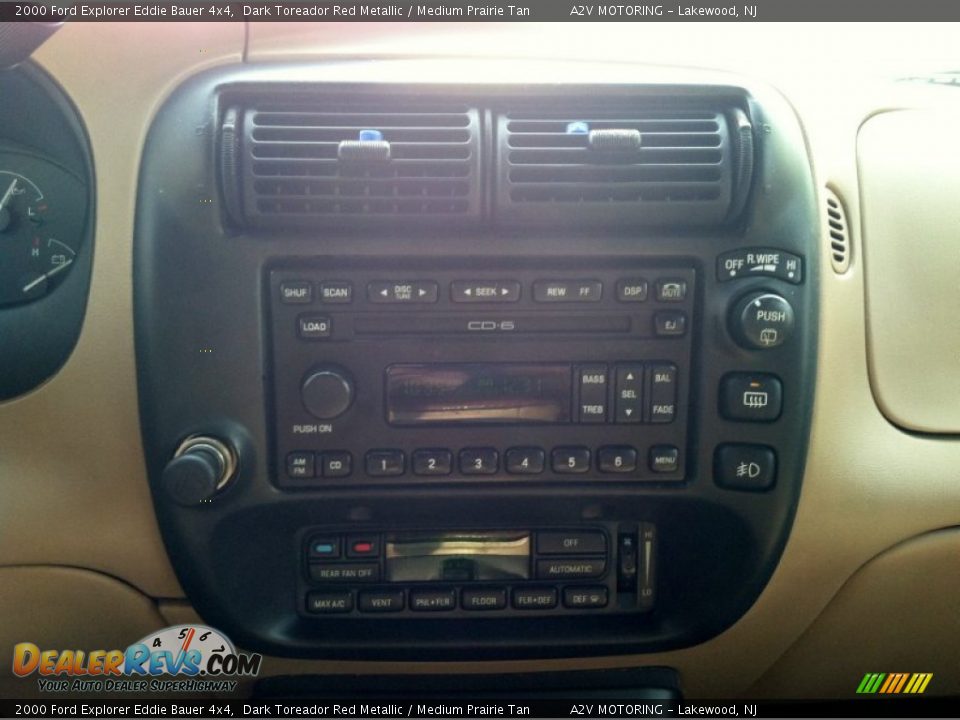 2000 Ford Explorer Eddie Bauer 4x4 Dark Toreador Red Metallic / Medium Prairie Tan Photo #28