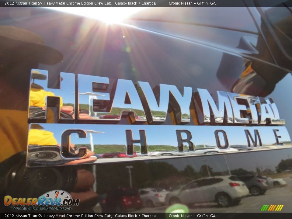 2012 Nissan Titan SV Heavy Metal Chrome Edition Crew Cab Logo Photo #10
