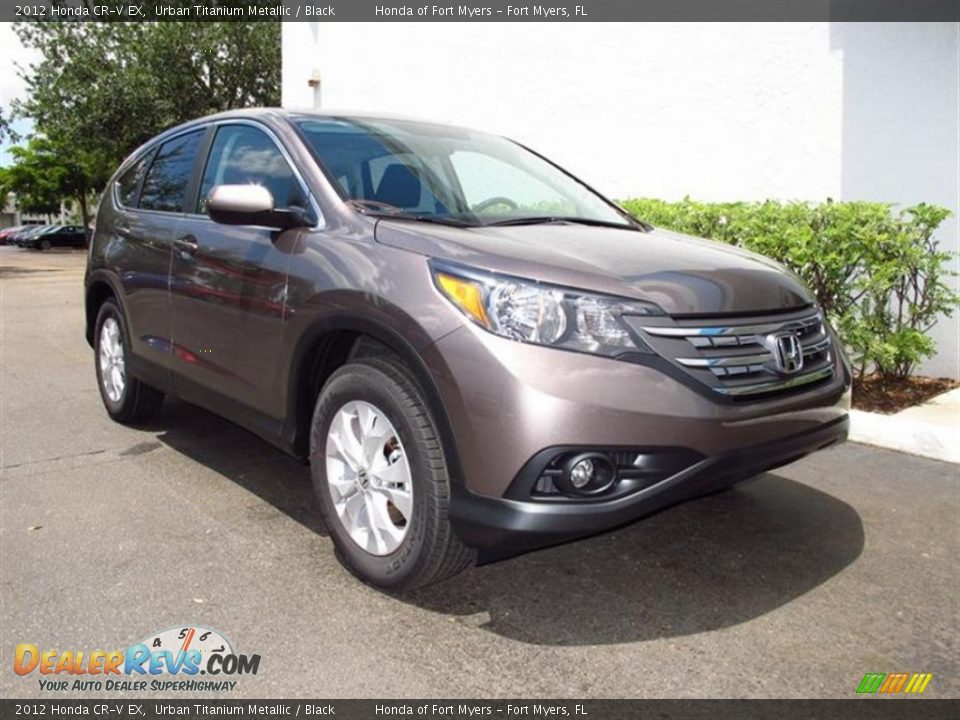 2012 Honda CR-V EX Urban Titanium Metallic / Black Photo #1