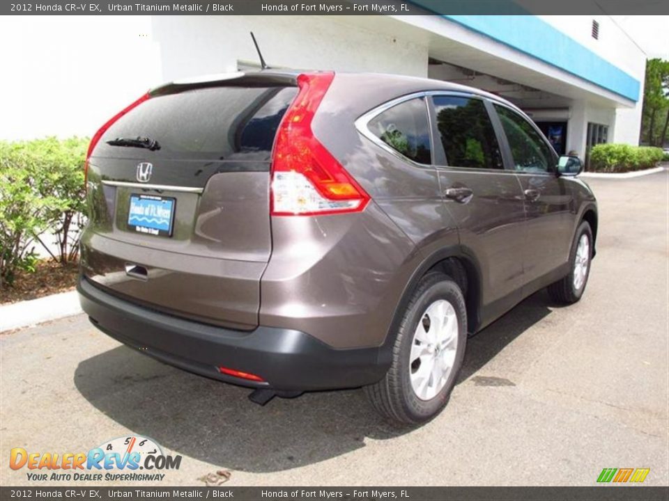 2012 Honda CR-V EX Urban Titanium Metallic / Black Photo #3