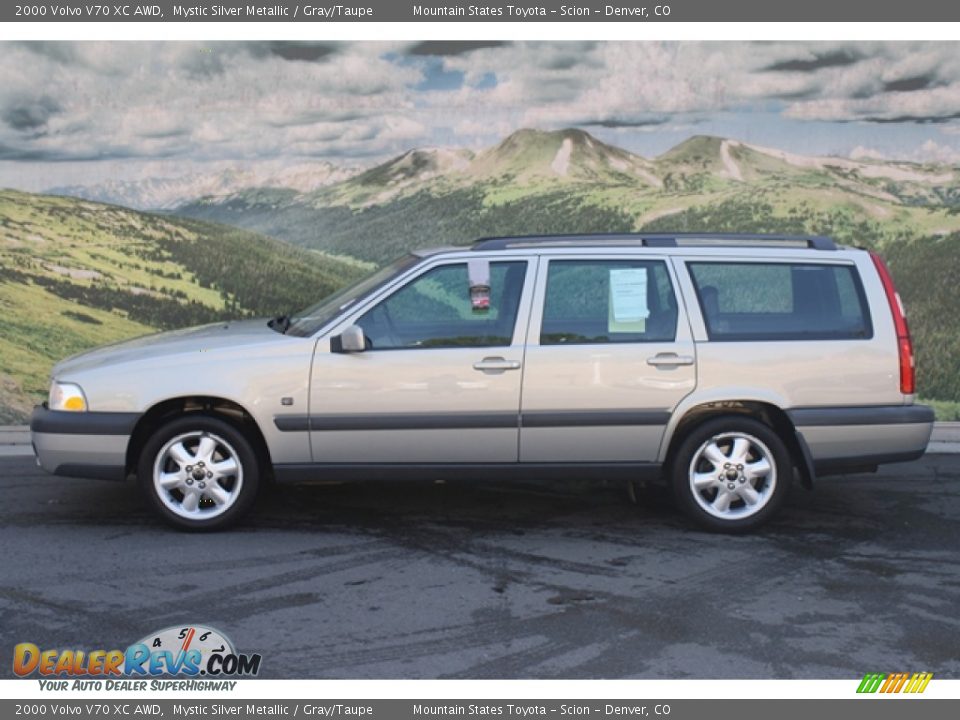 2000 Volvo V70 XC AWD Mystic Silver Metallic / Gray/Taupe Photo #6