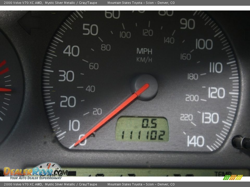 2000 Volvo V70 XC AWD Mystic Silver Metallic / Gray/Taupe Photo #20