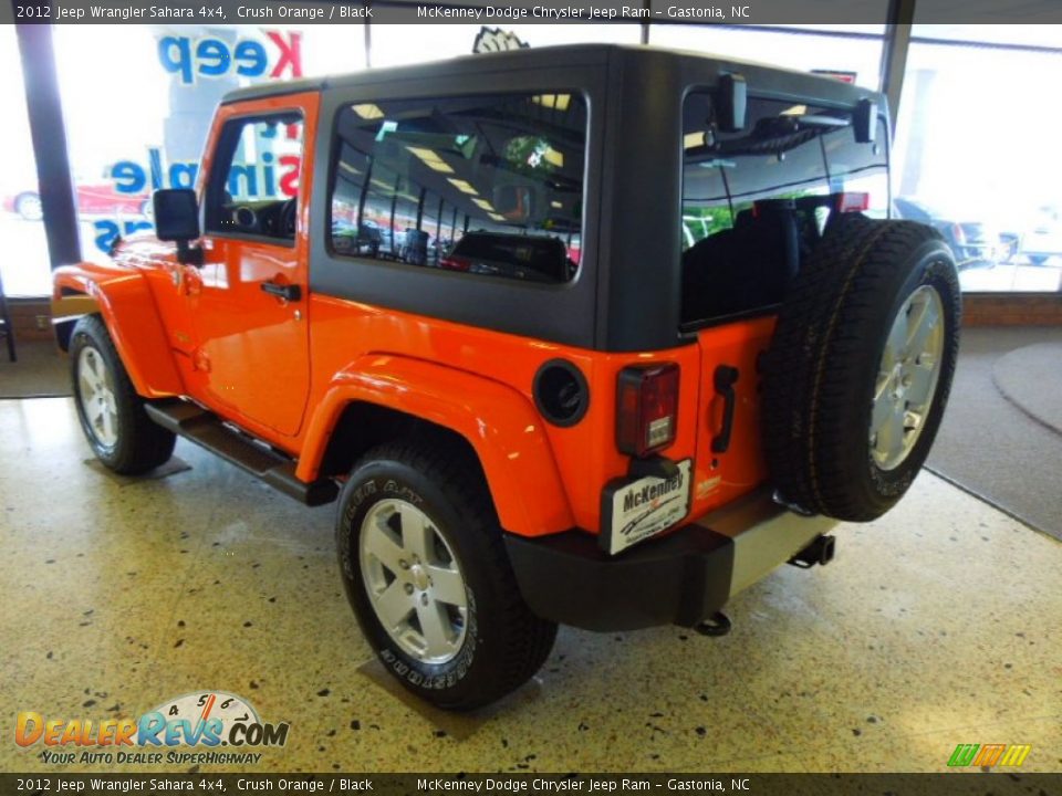 2012 Jeep Wrangler Sahara 4x4 Crush Orange / Black Photo #4