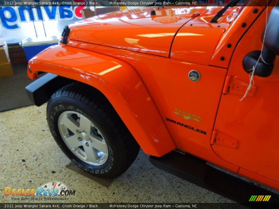 2012 Jeep Wrangler Sahara 4x4 Crush Orange / Black Photo #7