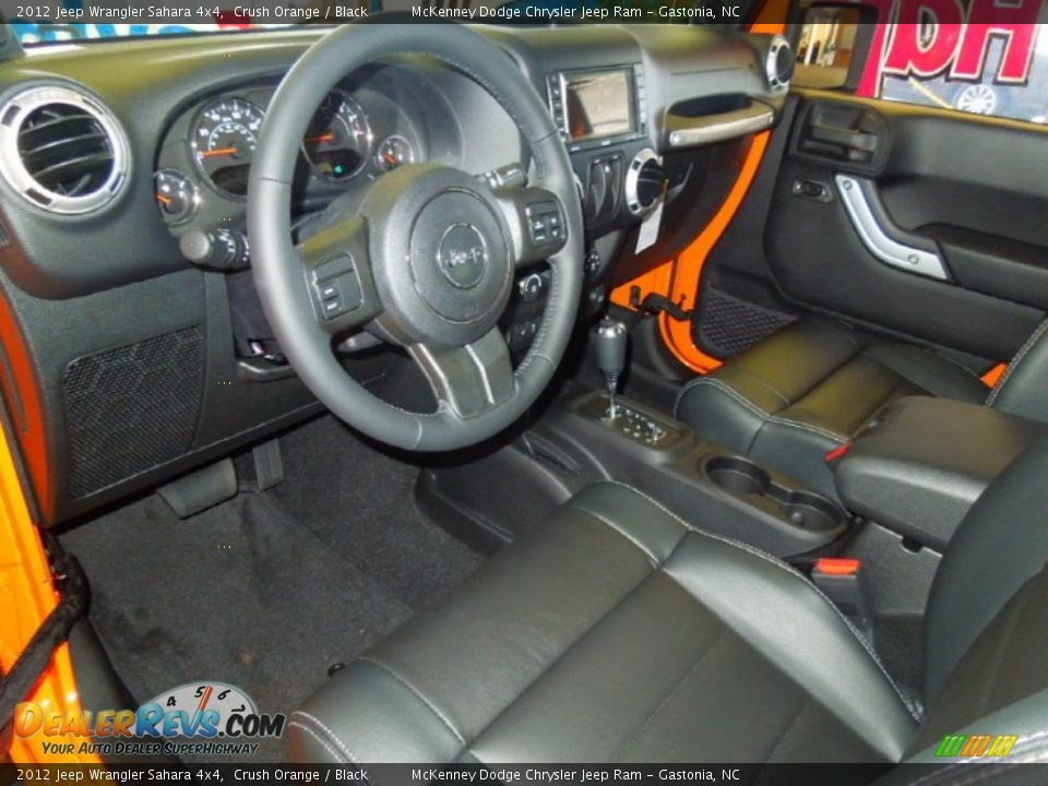 2012 Jeep Wrangler Sahara 4x4 Crush Orange / Black Photo #26