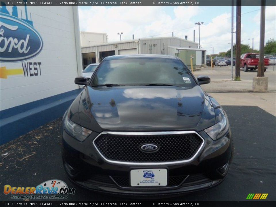 2013 Ford Taurus SHO AWD Tuxedo Black Metallic / SHO Charcoal Black Leather Photo #2