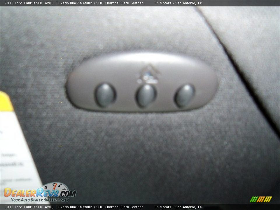 2013 Ford Taurus SHO AWD Tuxedo Black Metallic / SHO Charcoal Black Leather Photo #12