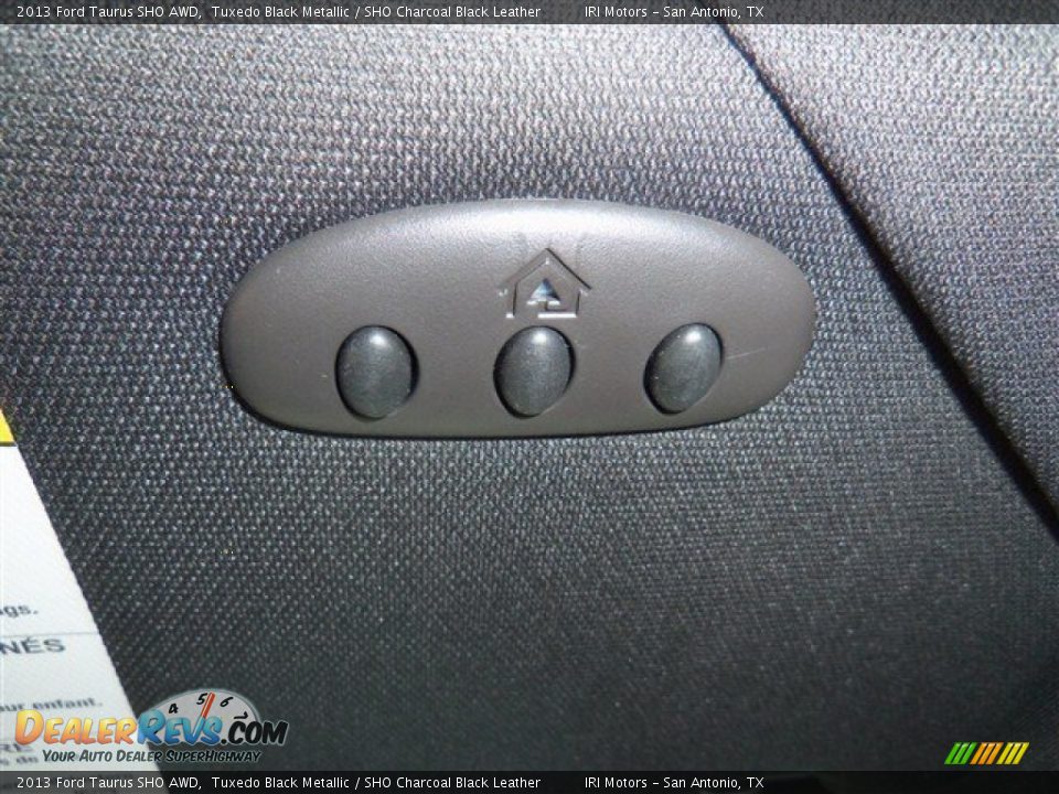 2013 Ford Taurus SHO AWD Tuxedo Black Metallic / SHO Charcoal Black Leather Photo #13