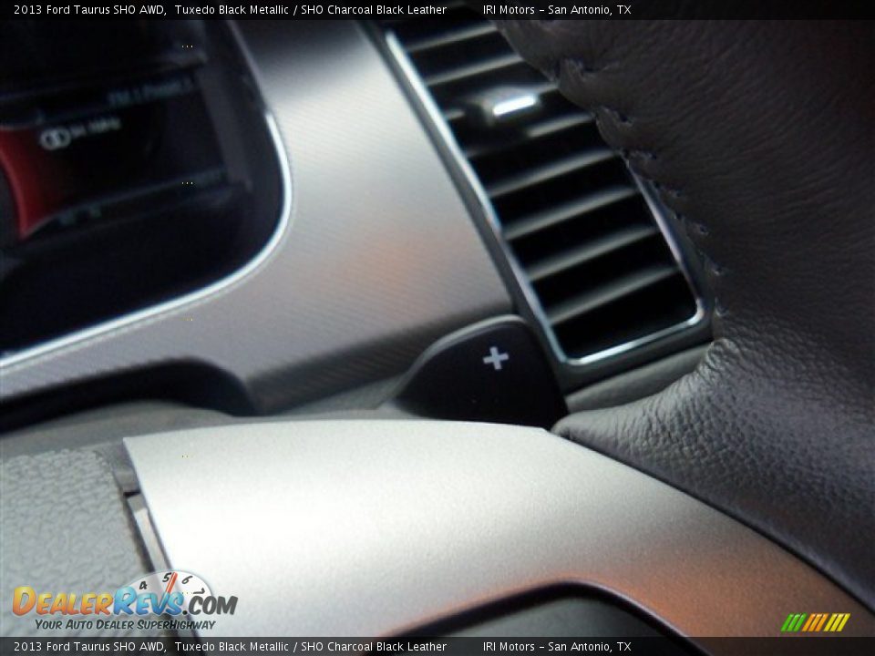 2013 Ford Taurus SHO AWD Tuxedo Black Metallic / SHO Charcoal Black Leather Photo #18