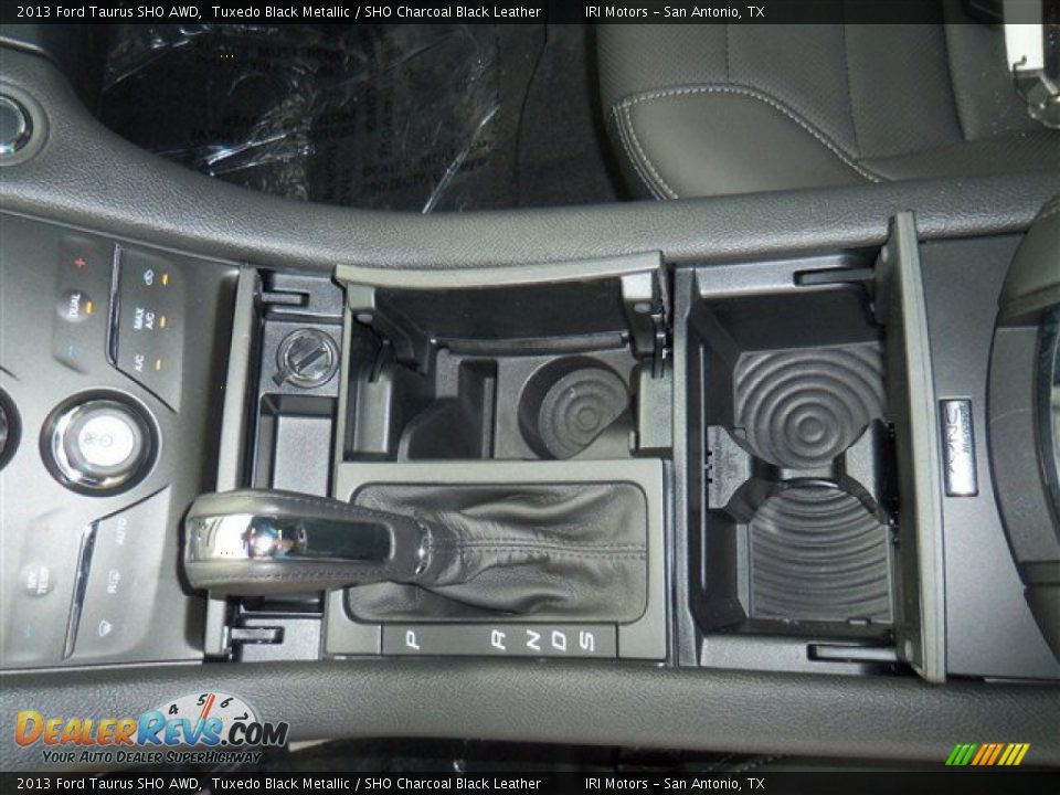 2013 Ford Taurus SHO AWD Tuxedo Black Metallic / SHO Charcoal Black Leather Photo #22