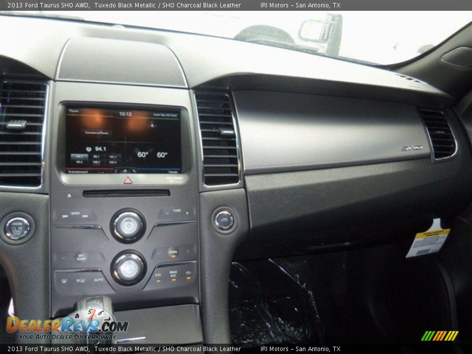 2013 Ford Taurus SHO AWD Tuxedo Black Metallic / SHO Charcoal Black Leather Photo #25