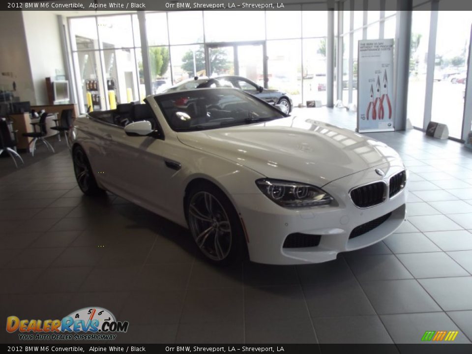 2012 BMW M6 Convertible Alpine White / Black Photo #2