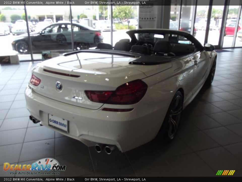 2012 BMW M6 Convertible Alpine White / Black Photo #3