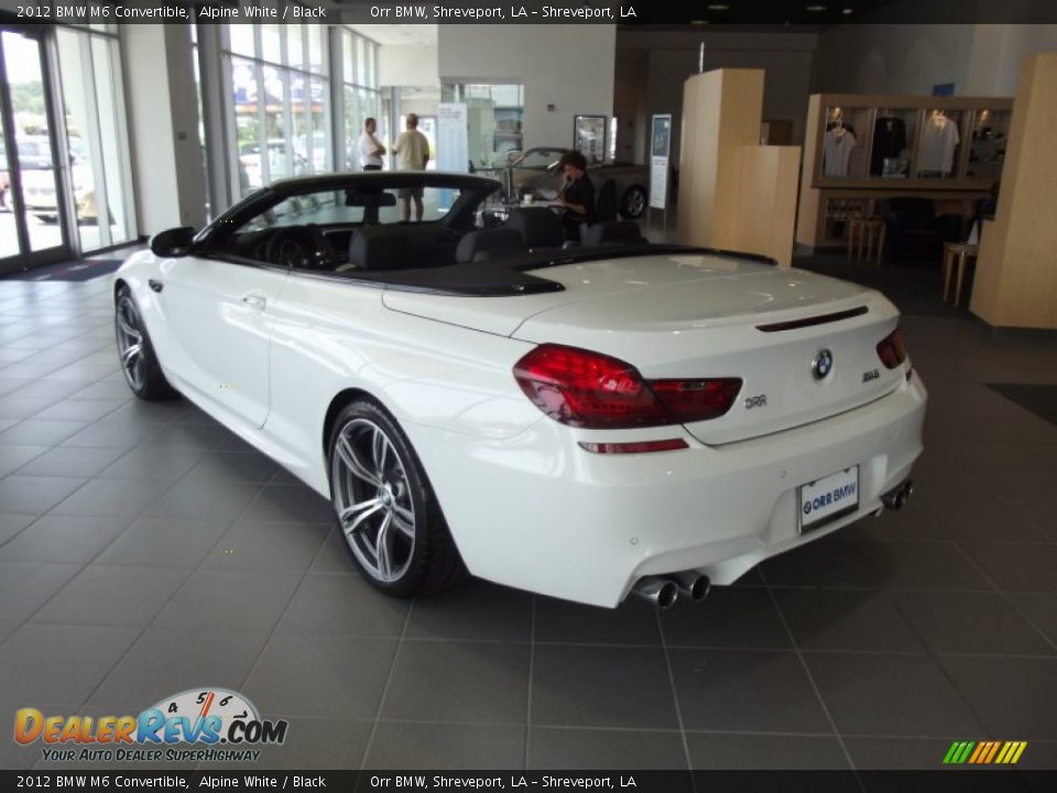 2012 BMW M6 Convertible Alpine White / Black Photo #4