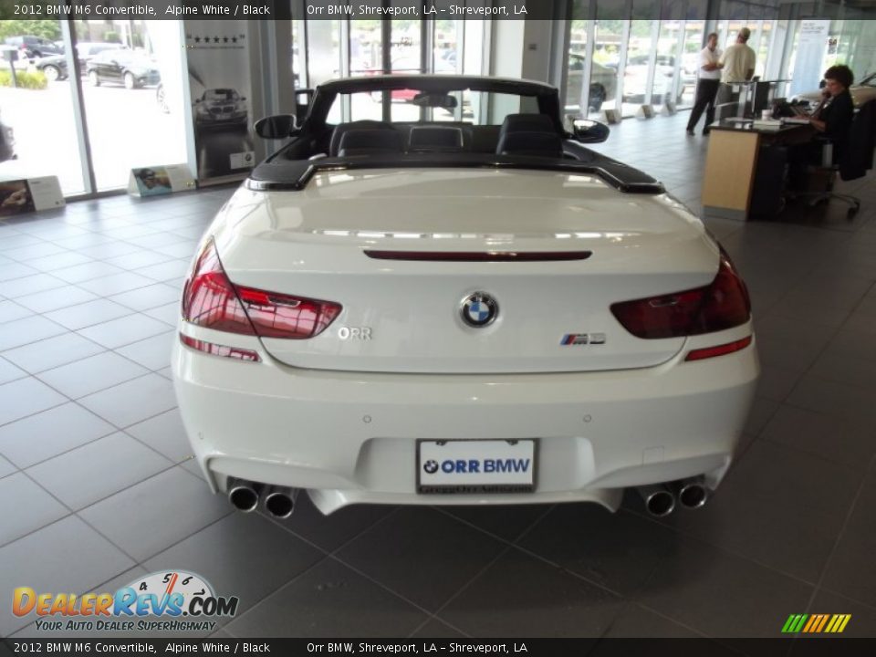 2012 BMW M6 Convertible Alpine White / Black Photo #8