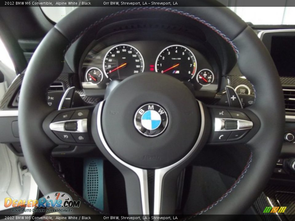 2012 BMW M6 Convertible Steering Wheel Photo #11