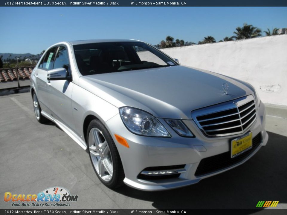 2012 Mercedes-Benz E 350 Sedan Iridium Silver Metallic / Black Photo #1