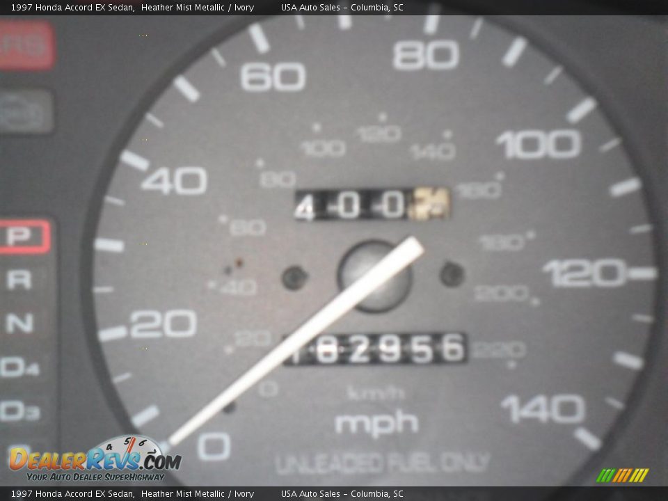 1997 Honda Accord EX Sedan Heather Mist Metallic / Ivory Photo #9