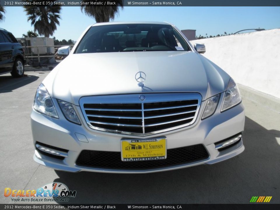 2012 Mercedes-Benz E 350 Sedan Iridium Silver Metallic / Black Photo #2