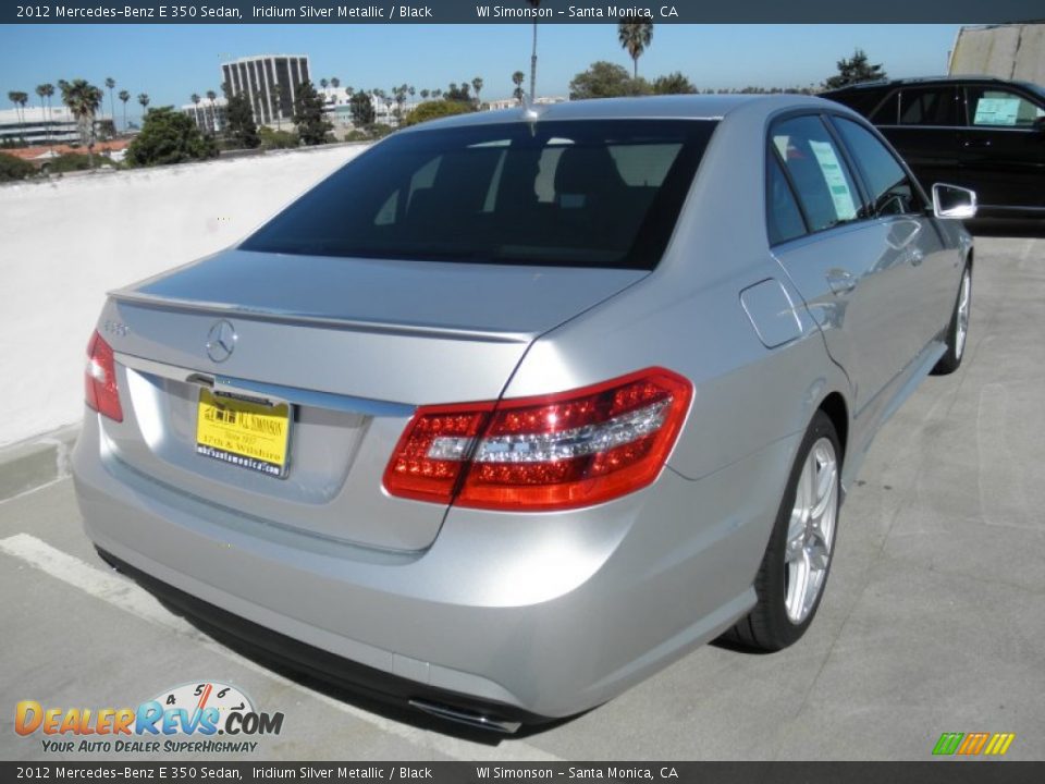 2012 Mercedes-Benz E 350 Sedan Iridium Silver Metallic / Black Photo #4