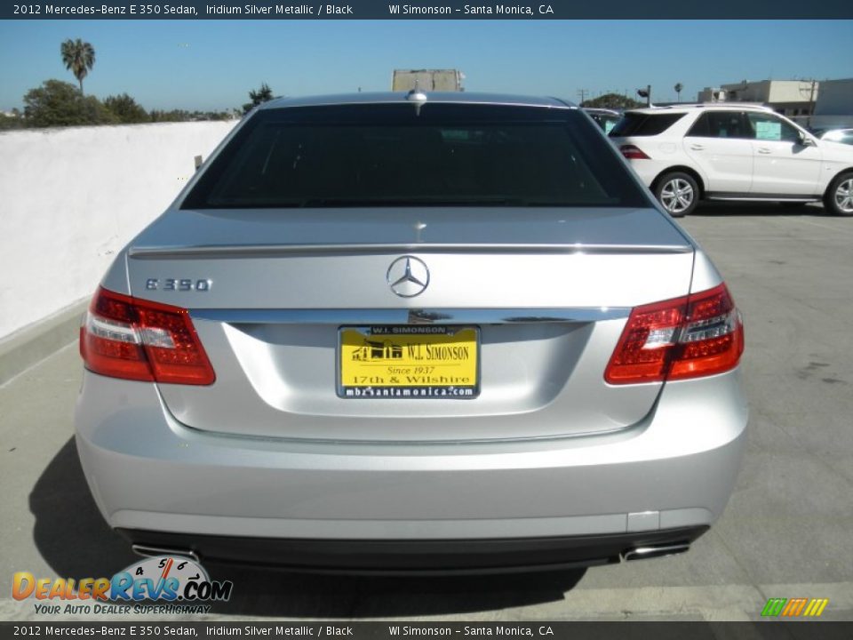 2012 Mercedes-Benz E 350 Sedan Iridium Silver Metallic / Black Photo #5