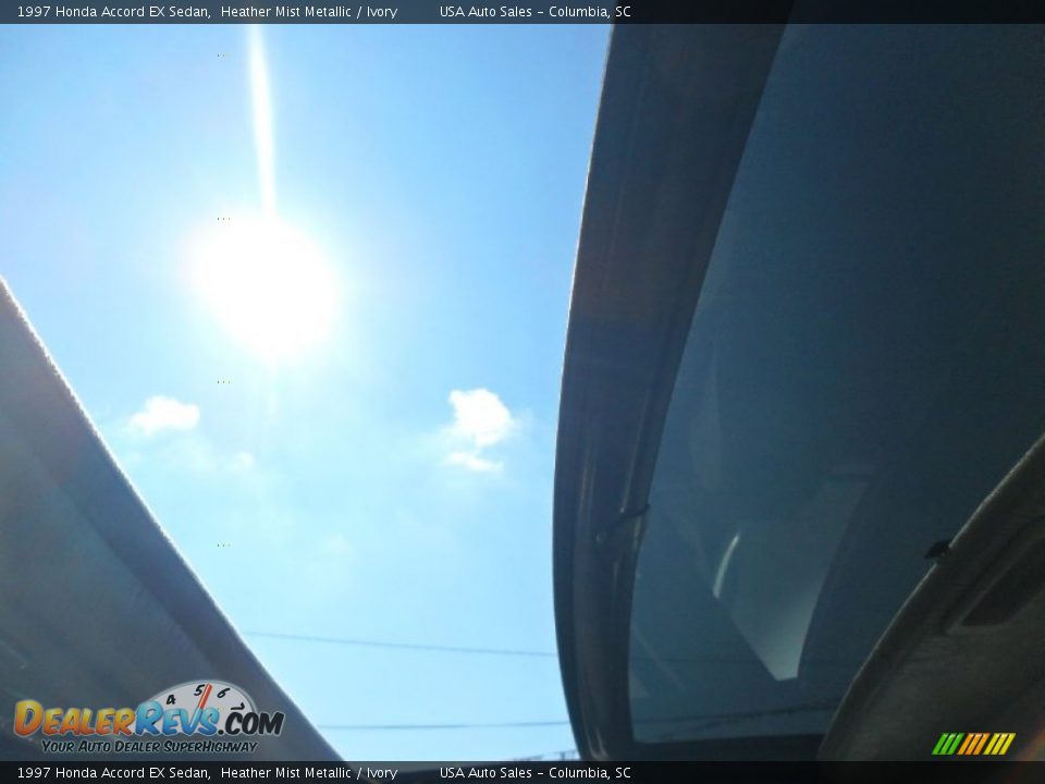 1997 Honda Accord EX Sedan Heather Mist Metallic / Ivory Photo #16