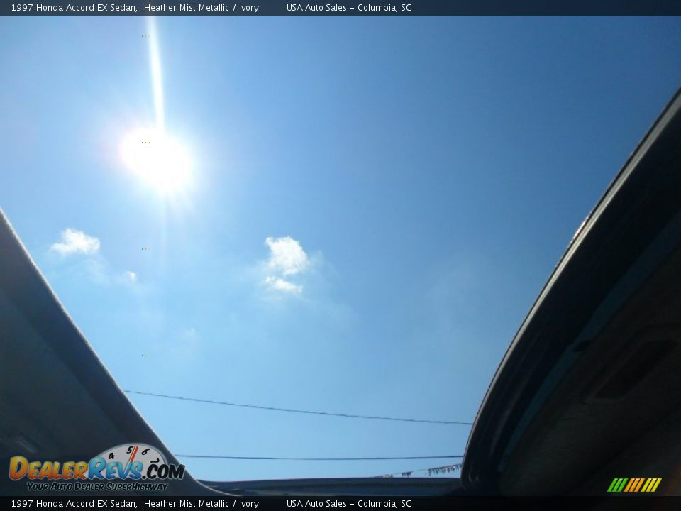 1997 Honda Accord EX Sedan Heather Mist Metallic / Ivory Photo #17