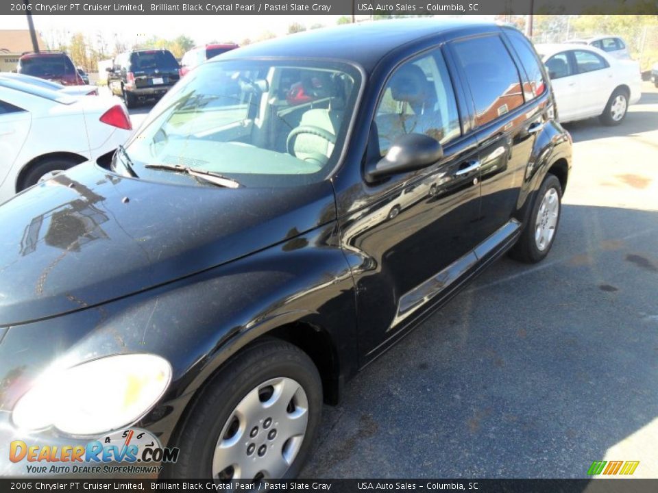 2006 Chrysler PT Cruiser Limited Brilliant Black Crystal Pearl / Pastel Slate Gray Photo #2