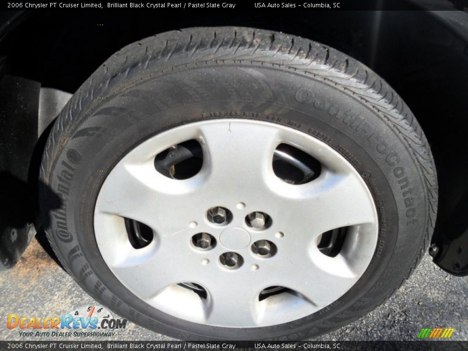 2006 Chrysler PT Cruiser Limited Brilliant Black Crystal Pearl / Pastel Slate Gray Photo #12