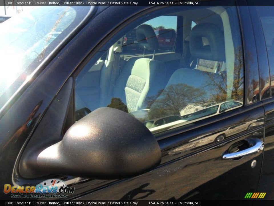 2006 Chrysler PT Cruiser Limited Brilliant Black Crystal Pearl / Pastel Slate Gray Photo #13