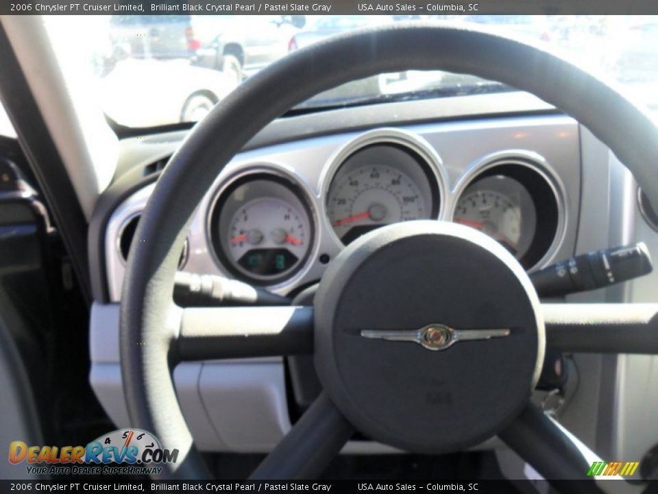 2006 Chrysler PT Cruiser Limited Brilliant Black Crystal Pearl / Pastel Slate Gray Photo #15