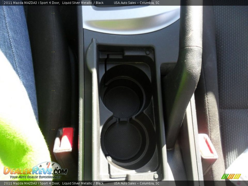 2011 Mazda MAZDA3 i Sport 4 Door Liquid Silver Metallic / Black Photo #22