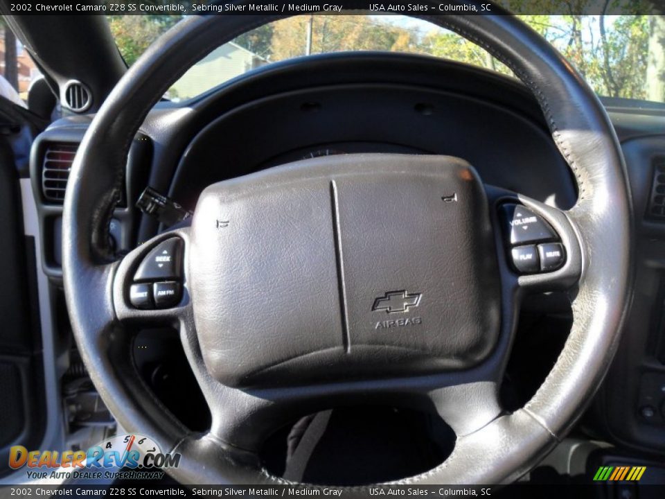2002 Chevrolet Camaro Z28 SS Convertible Steering Wheel Photo #17