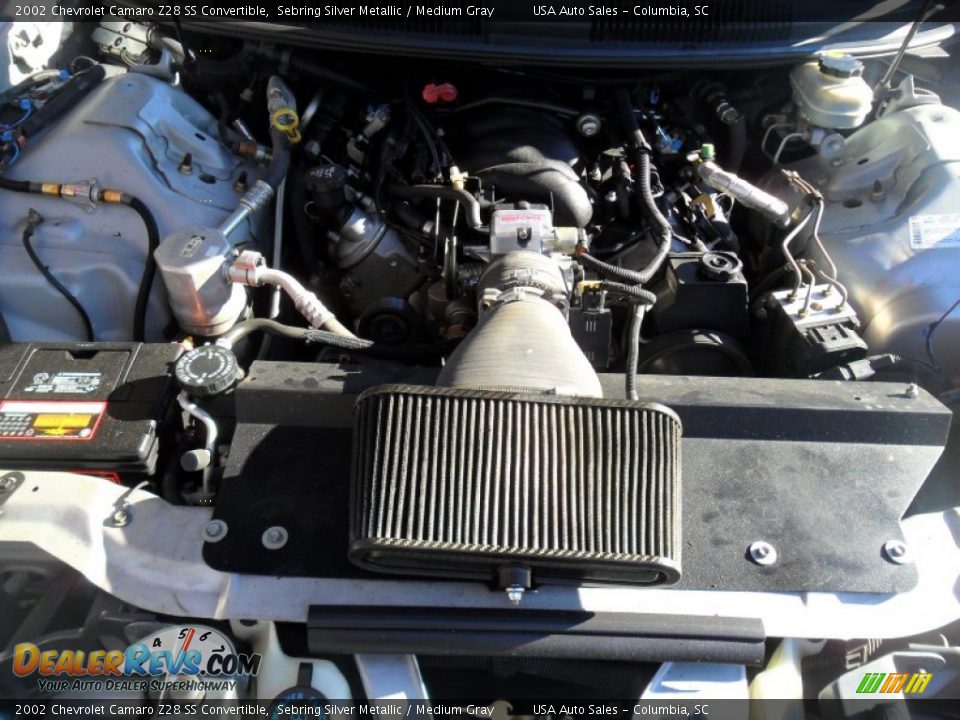2002 Chevrolet Camaro Z28 SS Convertible 5.7 Liter OHV 16-Valve LS1 V8 Engine Photo #25
