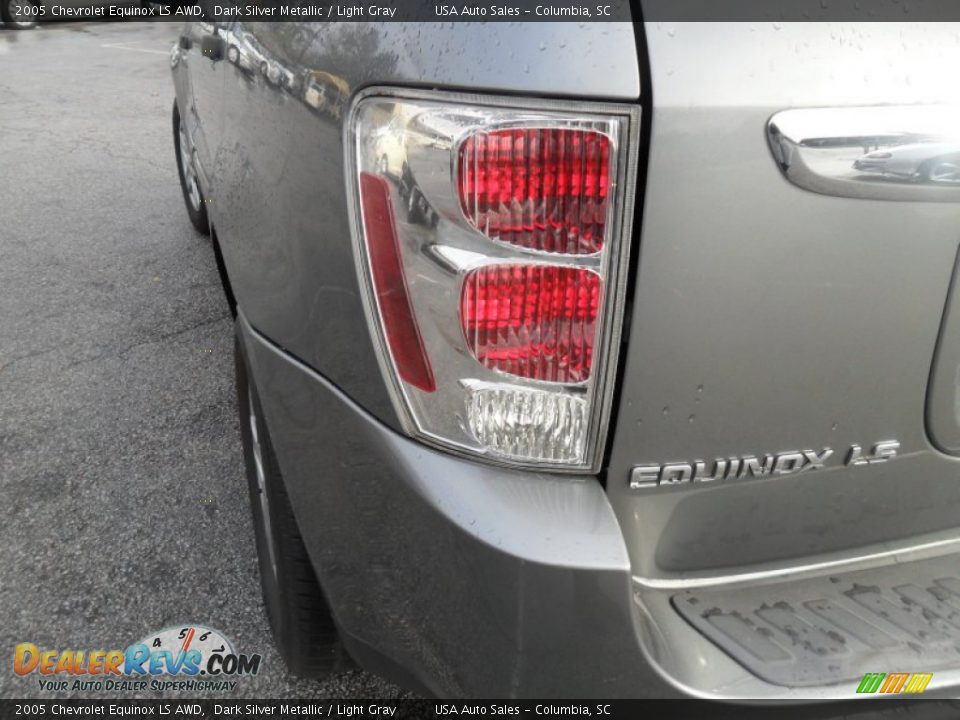 2005 Chevrolet Equinox LS AWD Dark Silver Metallic / Light Gray Photo #5