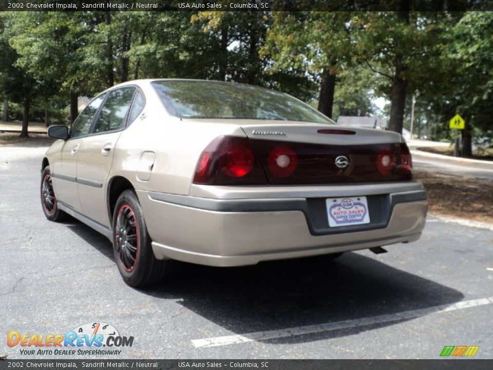 2002 Chevrolet Impala Sandrift Metallic / Neutral Photo #4