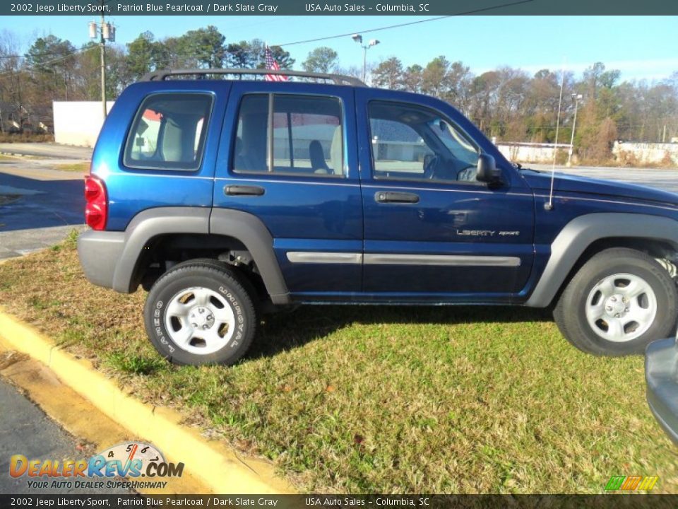 2002 Jeep Liberty Sport Patriot Blue Pearlcoat / Dark Slate Gray Photo #1