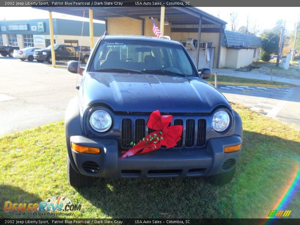 2002 Jeep Liberty Sport Patriot Blue Pearlcoat / Dark Slate Gray Photo #2
