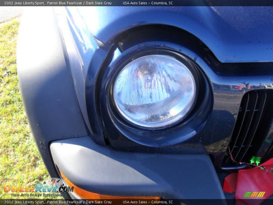 2002 Jeep Liberty Sport Patriot Blue Pearlcoat / Dark Slate Gray Photo #4