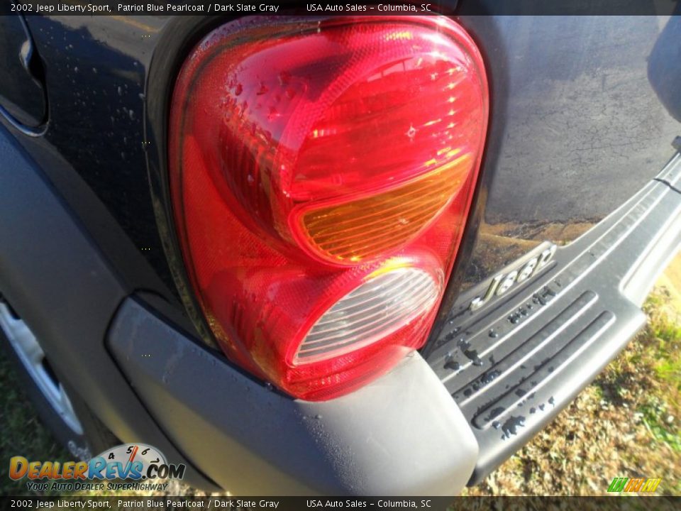 2002 Jeep Liberty Sport Patriot Blue Pearlcoat / Dark Slate Gray Photo #6